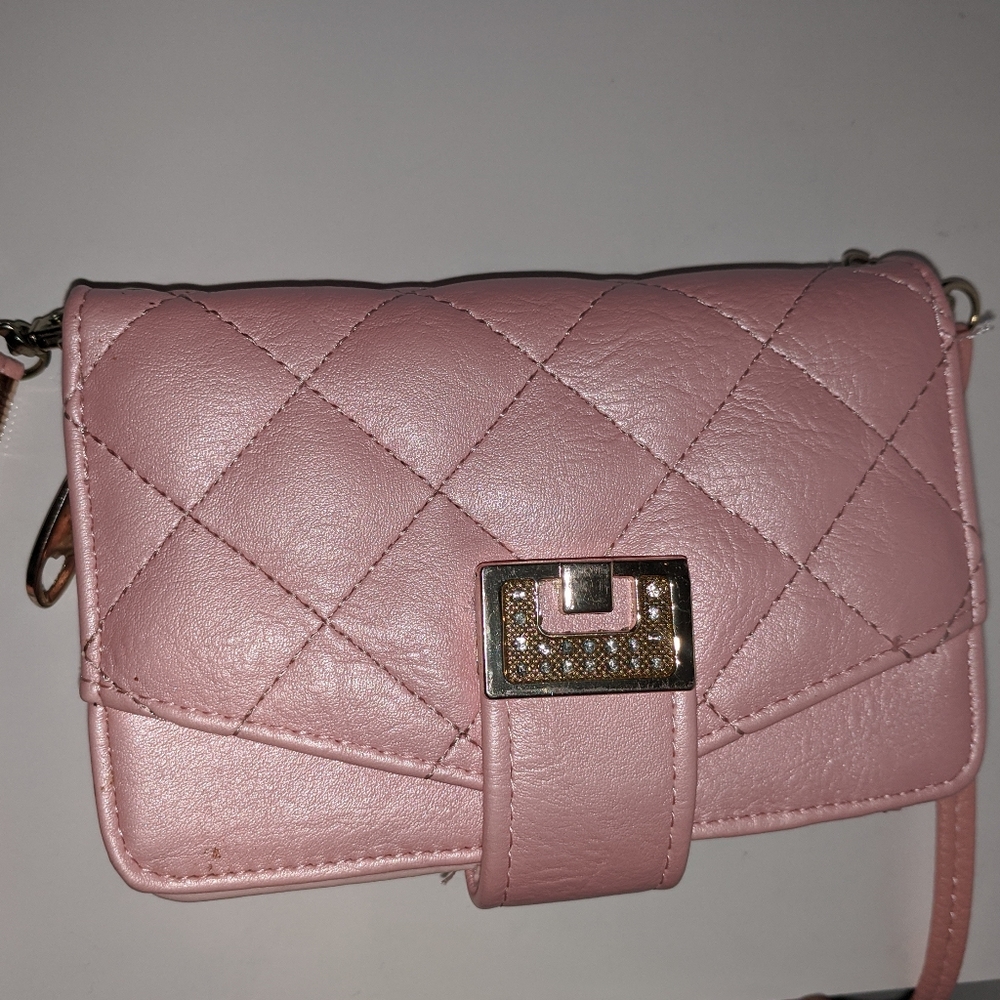 PINK mini purse / clutch